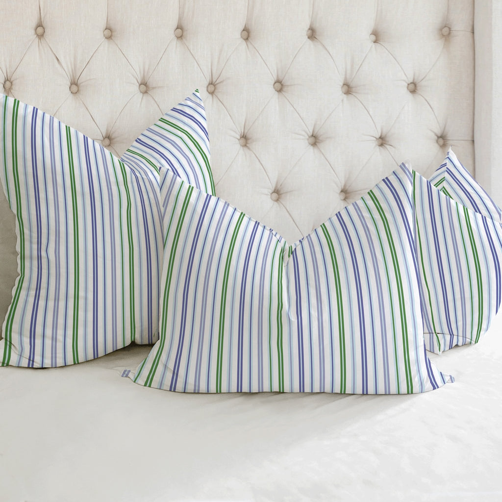 Woodland Stripe Pillow Cover in Very Peri - Melissa Colson
