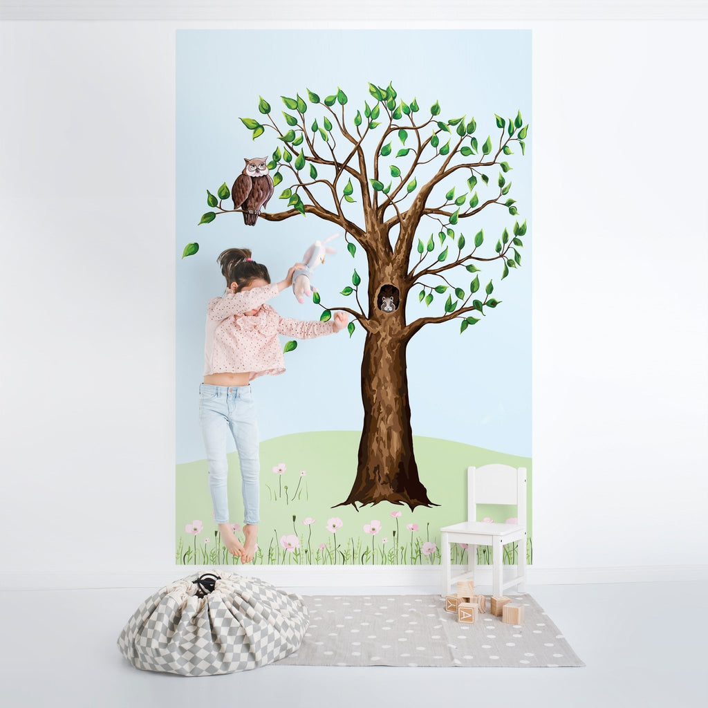 Woodland Wonder Tree Peel and Stick Wall Mural - Melissa Colson